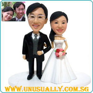 Personalized 3D Wedding Couple Figurines